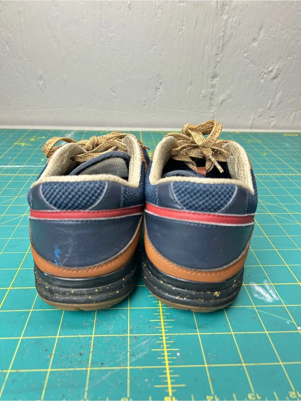Lems Trailhead Shoes in Brown and Navy